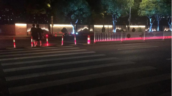 深圳豐上光電智能斑馬線預(yù)警系統(tǒng)又在一個城市落地啦！